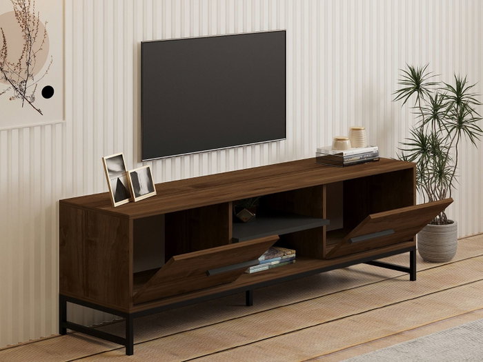 Hanah Home Soporte para TV Mono - Walnut Hanah Home Soporte para TV Mono - Walnut